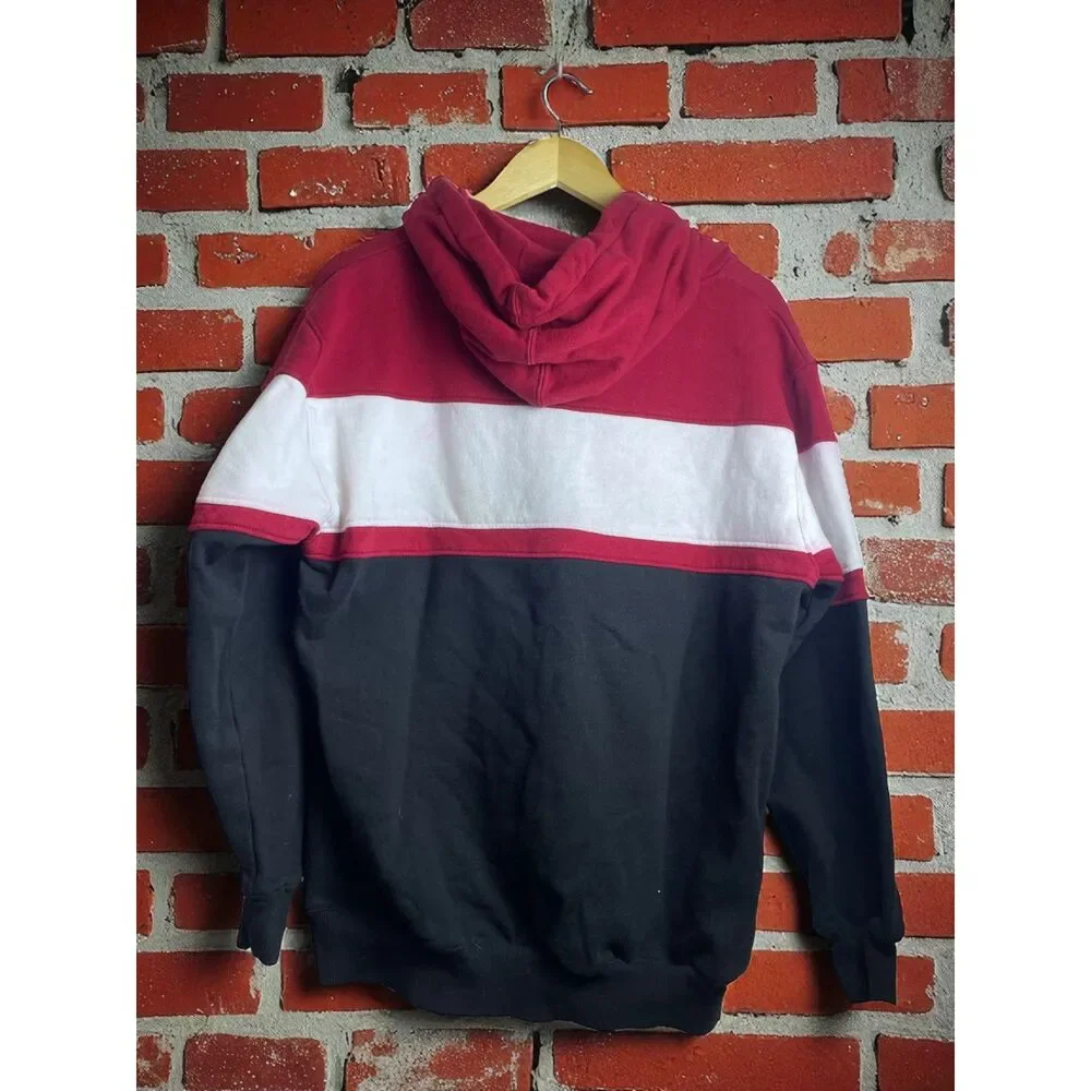 Miami Heat Fanatics Full-Zip Hoodie – Red/White/Black – Size M
